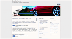 Desktop Screenshot of freecarblogs.com